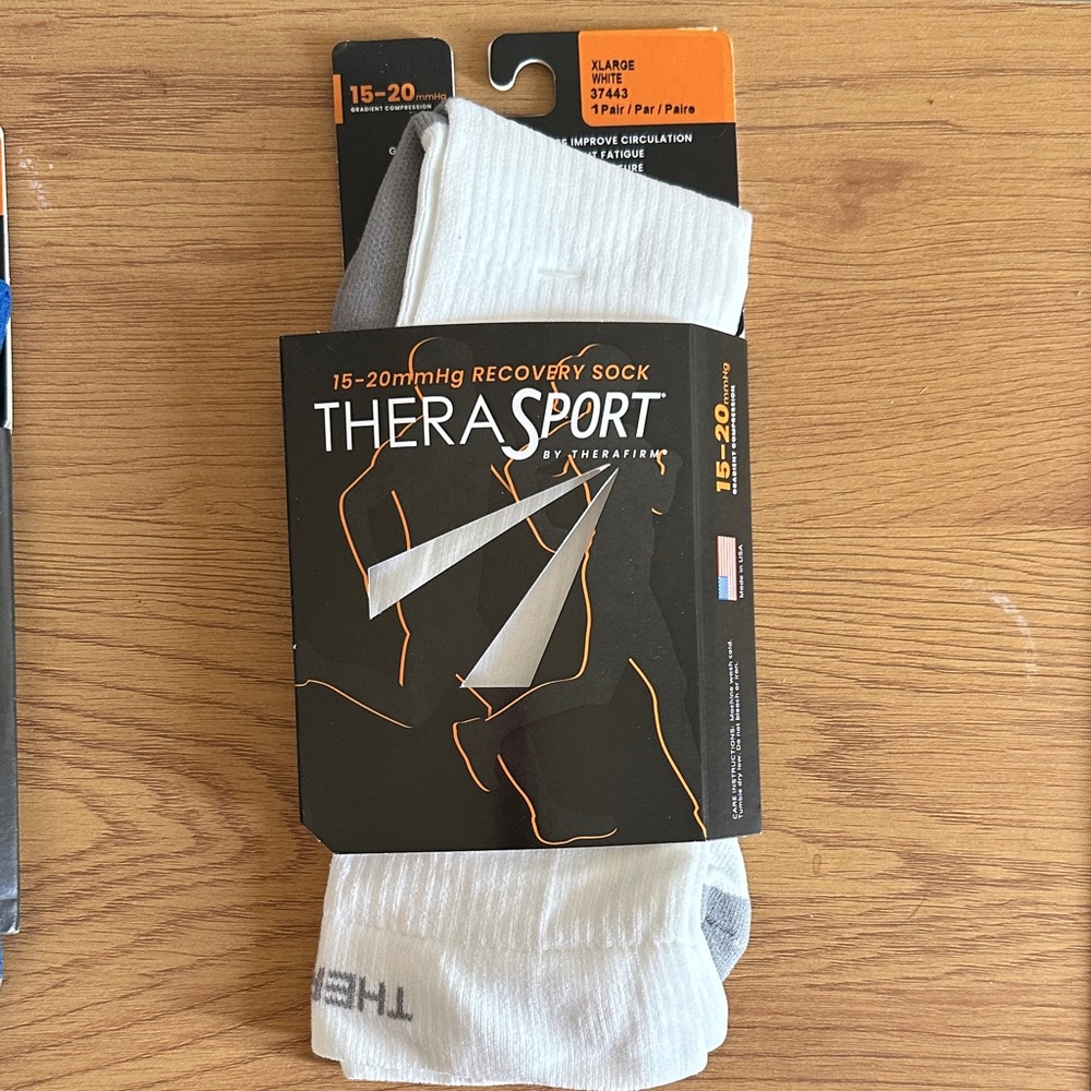 White Recovery Socks
